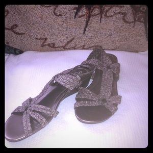 Sage/Bronze Sandals